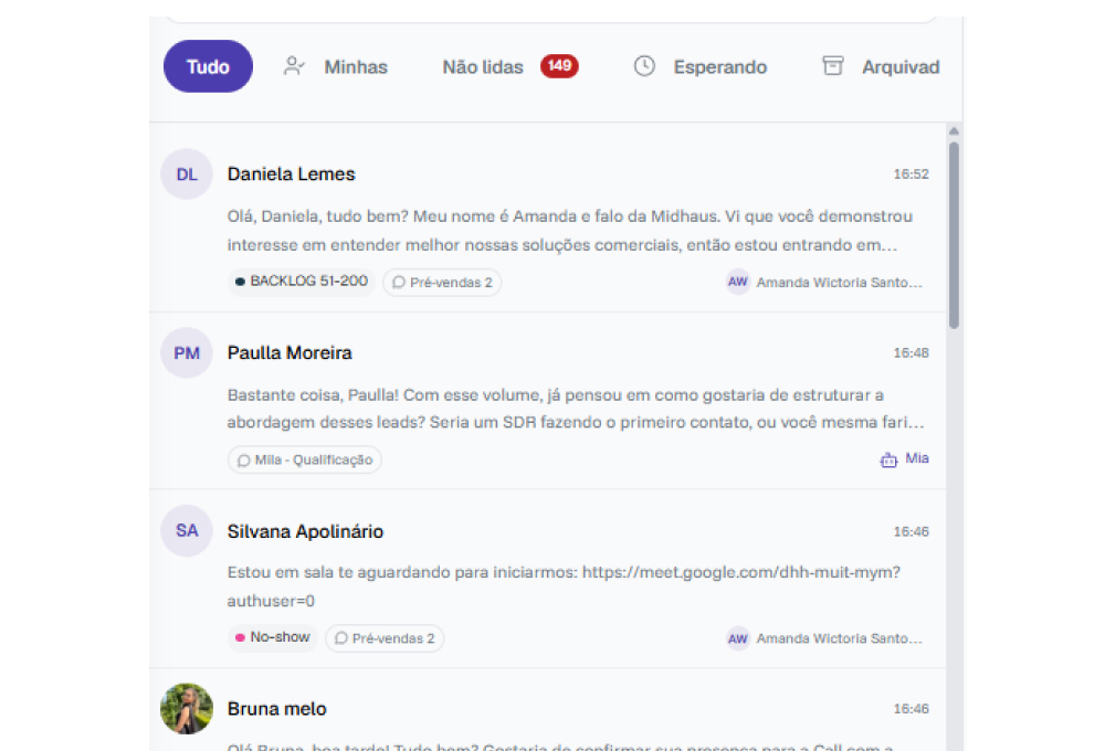 Multiinstâncias WhatsApp